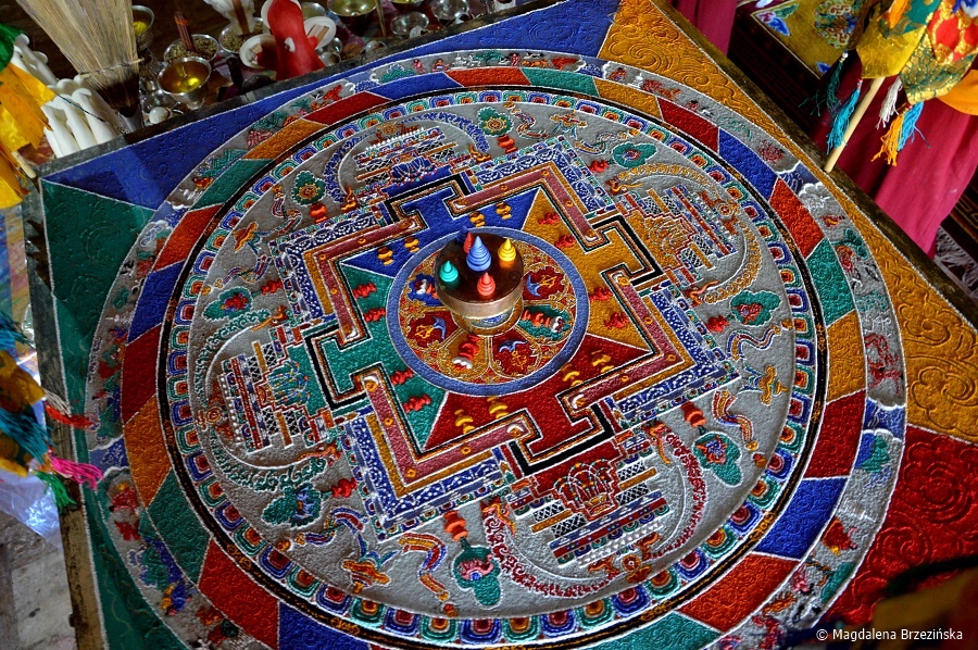 fot. Buddyjska mandala © Magdalena Brzezińska, Ladakh, Indie 2016