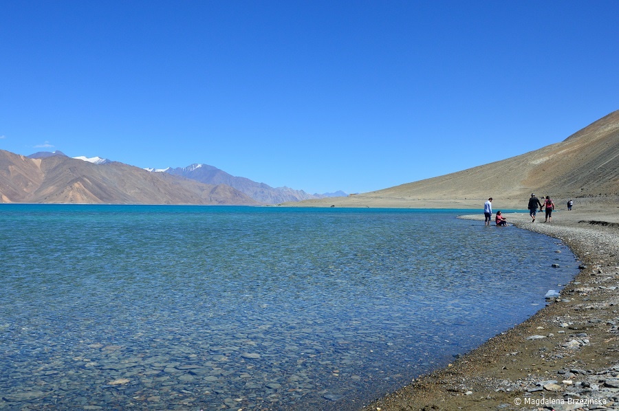 fot. Pangong Tso © Magdalena Brzezińska, Ladakh, Indie 2016